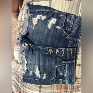 American eagle size 2 hi rise shorties